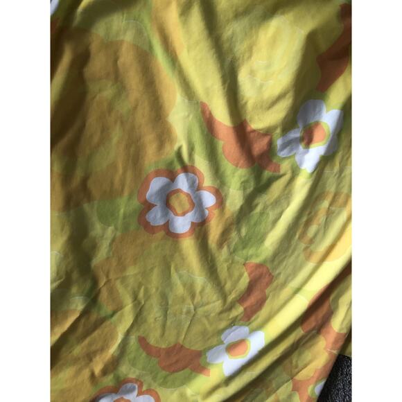 Vintage Wamsutta Standard Pillow Case Cutter Pair Soft Groovy 70s Floral - Picture 2 of 5